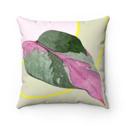 Leaf Square Pillow Home Decoration Accents - 4 Sizes (size: 18" x 18")